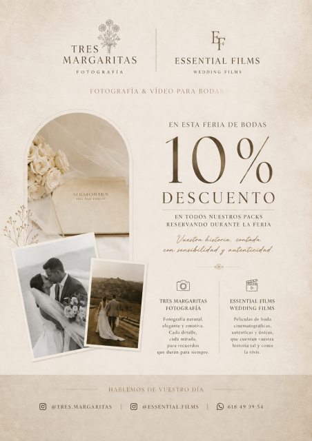 10% descuento al contratar en la feria o 1 semana posterior